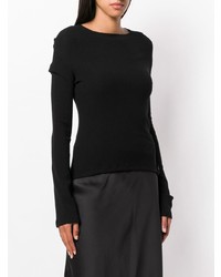Paco Rabanne Ribbed Knit Jumper