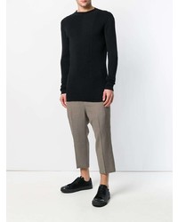 Rick Owens Ribbed Knit Sweater