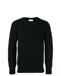 Officine Generale Ribbed Knit Wool Sweater