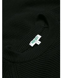 Kenzo Ribbed Logo Cuff Sweater