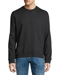 Valentino Rockstud Untitled Fleece Sweatshirt