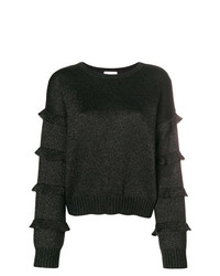 RED Valentino Ruffle Trim Knitted Jumper