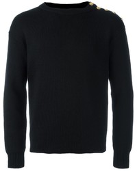 Saint Laurent Button Detail Sweater