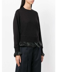 Comme Des Garçons Noir Kei Ninomiya Satin Underlayer Knitted Jumper