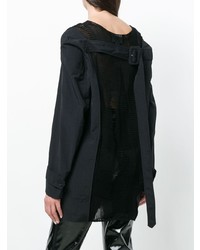Yang Li Sheer Coat Sleeve Sweater