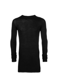 Rick Owens Sheer Long Line Sweater