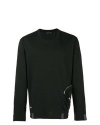 Helmut Lang Side Pocket Fitted Sweatshirt