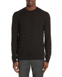 Emporio Armani Silk Cotton Crewneck Sweater