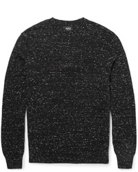 A.P.C. Slim Fit Slub Cotton And Cashmere Blend Sweater