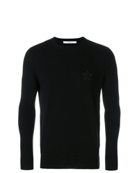 Givenchy Star Patch Crew Neck Sweater