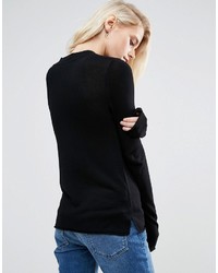 Asos Sweater With Crew Neck In Soft Yarn