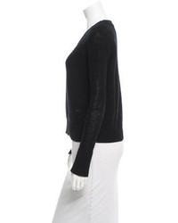 Alexander Wang T By Long Sleeve Crew Neck Sweater