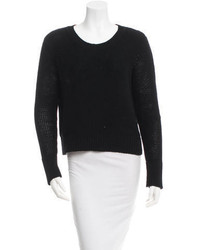 Alexander Wang T By Long Sleeve Crew Neck Sweater