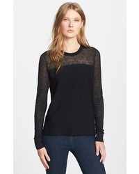 Theory Ofenia Enchanted Sweater Black Large