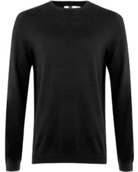 Topman Black Essential Crew Neck Sweater