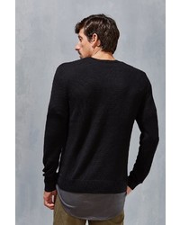 Vanishing Elephant Two Tone Textured Sweater