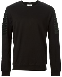 Versace Collection Ribbed Panel Sweatshirt