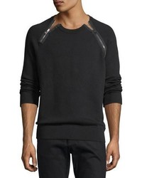 Givenchy Zipper Trim Sweatshirt