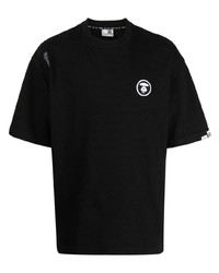 AAPE BY A BATHING APE Aape By A Bathing Ape Logo Appliqu Cotton T Shirt