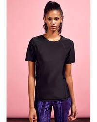 Missguided Active Short Sleeve Workout T Shirt Black
