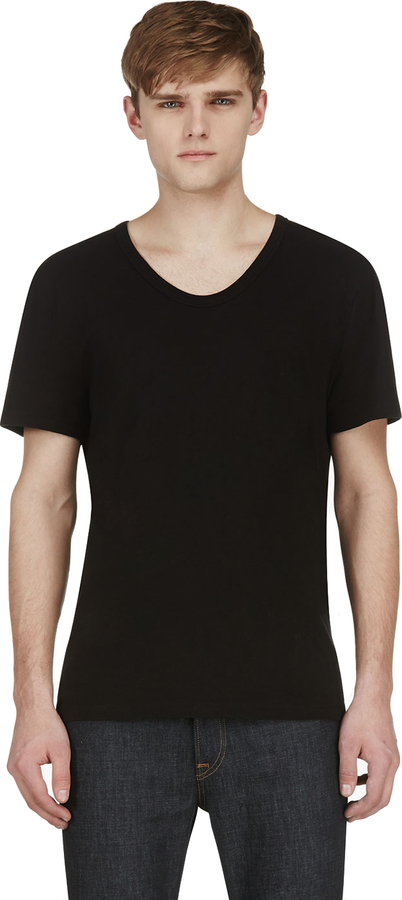 Alexander Wang T By Black Classic Scoopneck T Shirt | Where to buy