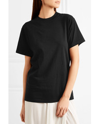 Balenciaga Appliqued Cotton Jersey T Shirt