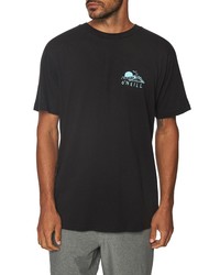 O'Neill Beach Bones Cotton Graphic Tee In Black At Nordstrom