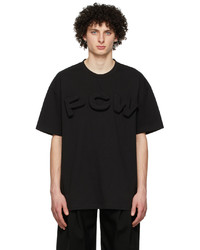 Feng Chen Wang Black 3d Logo T Shirt