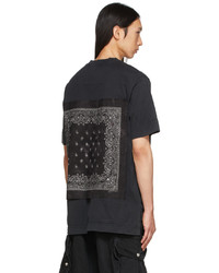 Givenchy Black Back Bandana Patch T Shirt