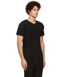 Homme Plissé Issey Miyake Black Basics T Shirt