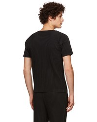 Homme Plissé Issey Miyake Black Basics T Shirt