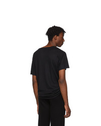 Frenckenberger Black Cashmere T Shirt