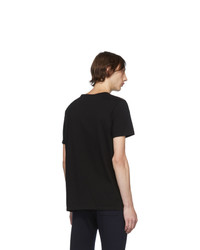Eidos Black Chain Shoulder Detail T Shirt