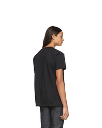 Naked and Famous Denim Black Circular Knit T Shirt