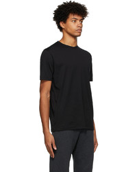 Sunspel Black Classic Cotton T Shirt