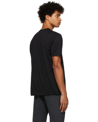 Sunspel Black Classic Cotton T Shirt