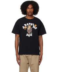 BAPE Black College Milo T Shirt
