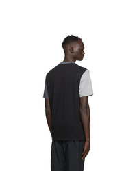 Aimé Leon Dore Black Colorblocked T Shirt