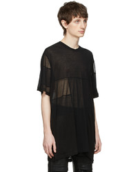 Julius Black Cotton T Shirt