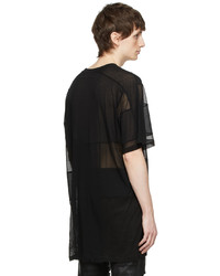 Julius Black Cotton T Shirt