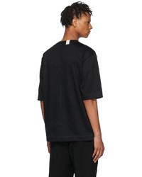 N. Hoolywood Black Cotton T Shirt