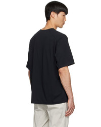 Veilance Black Cotton T Shirt
