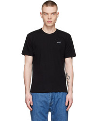 Comme Des Garcons Play Black Cotton T Shirt