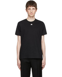 Courrèges Black Cotton T Shirt
