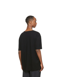 Lemaire Black Crepe Jersey T Shirt