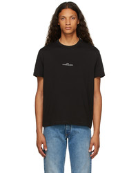 Maison Margiela Black Distorted Logo T Shirt