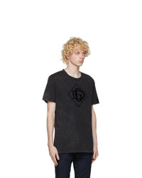 Dolce and Gabbana Black Dna Logo T Shirt