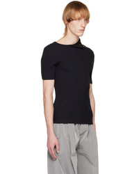 Y/Project Black Double Collar T Shirt