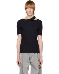 Y/Project Black Double Collar T Shirt