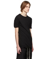 Rick Owens Black Double Short Sleeve T Shirt